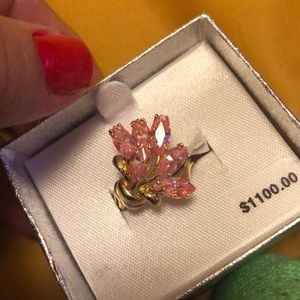 Topaz gold ring 14ct